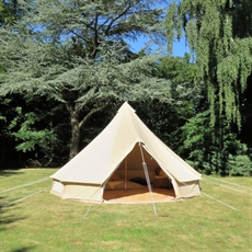 Wulff Nature Bell 12,5 härligt Glamping Tält i kraftig Bomull